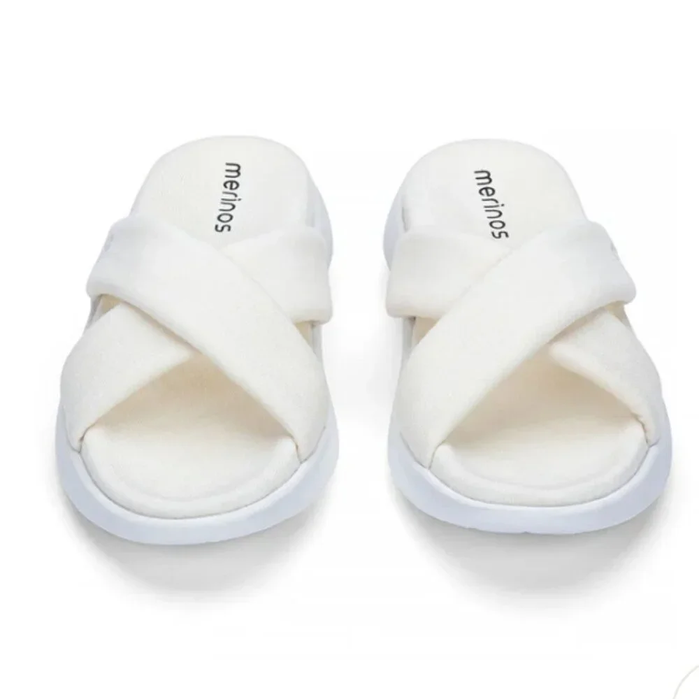 MERINOS WOMAN'S SANDAL NATURAL WHITE SIZE 10-- NWOT - Picture 2 of 10